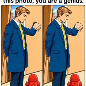 Spot the Difference: Can You Catch the Change in the Man with the Wristwatch?